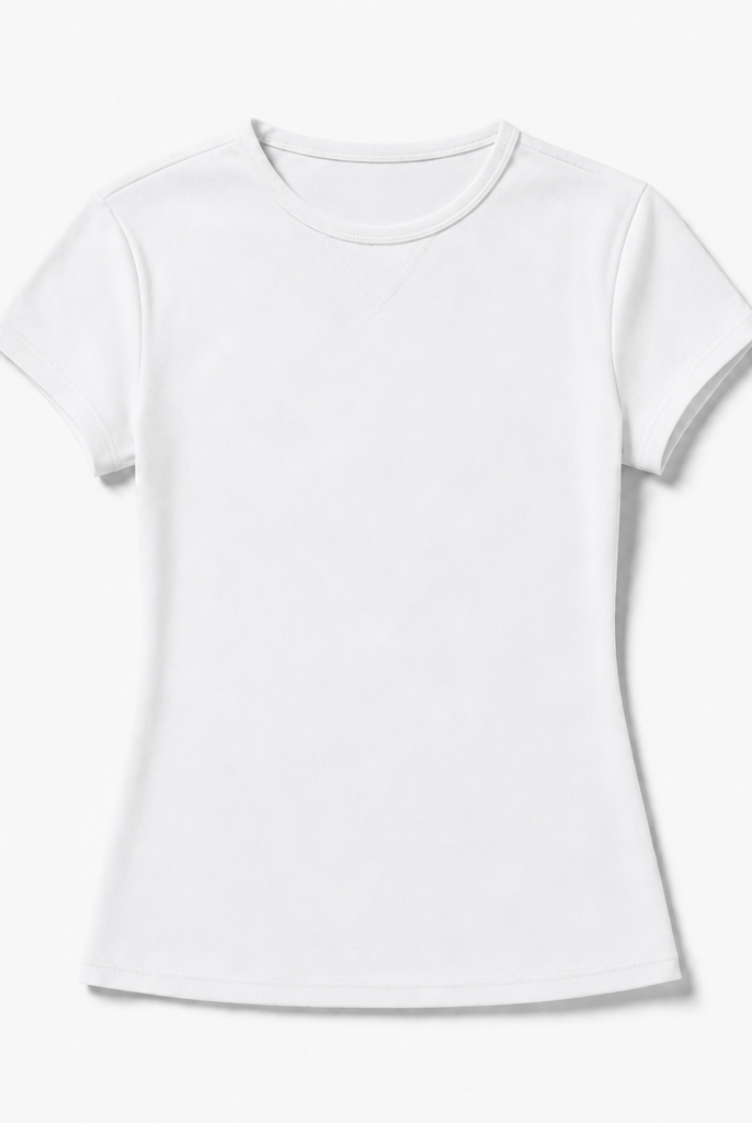 Mingstreet ASC launch still-life | RARELY ALIKE | Cotton Blend Crew Neck T Shirt | White | background_redo_2026-06-21