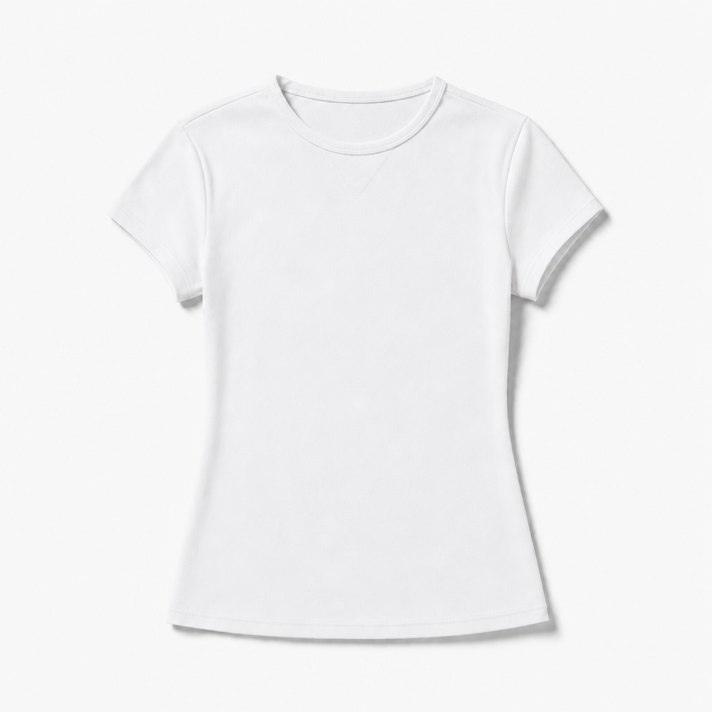 Mingstreet ASC launch still-life | RARELY ALIKE | Cotton Blend Crew Neck T Shirt | White | background_redo_2026-06-21