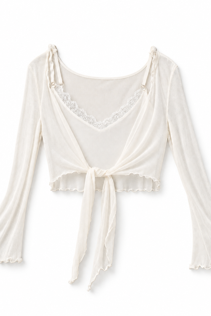 Mingstreet ASC launch still-life | BEERBRO | Sheer Mesh Tie Front Top | White | background_redo_2026-06-21
