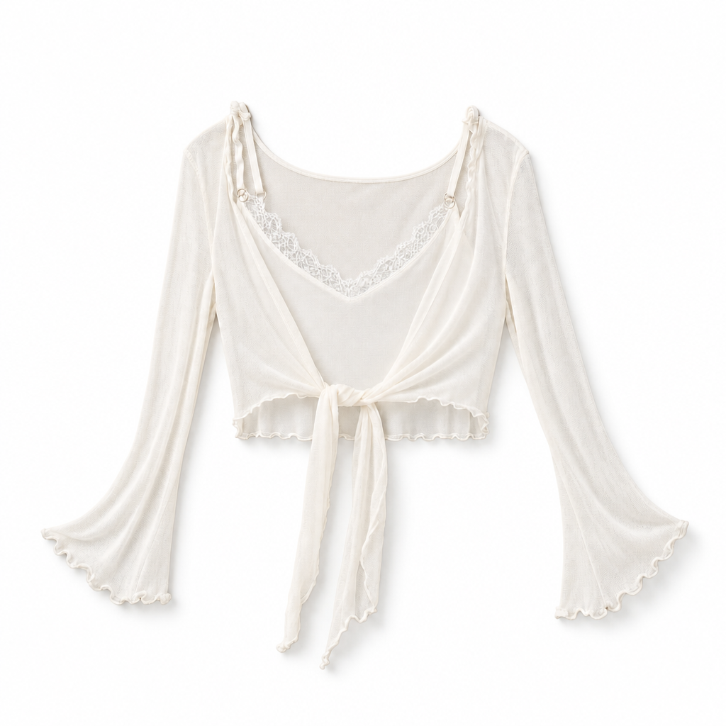 Mingstreet ASC launch still-life | BEERBRO | Sheer Mesh Tie Front Top | White | background_redo_2026-06-21