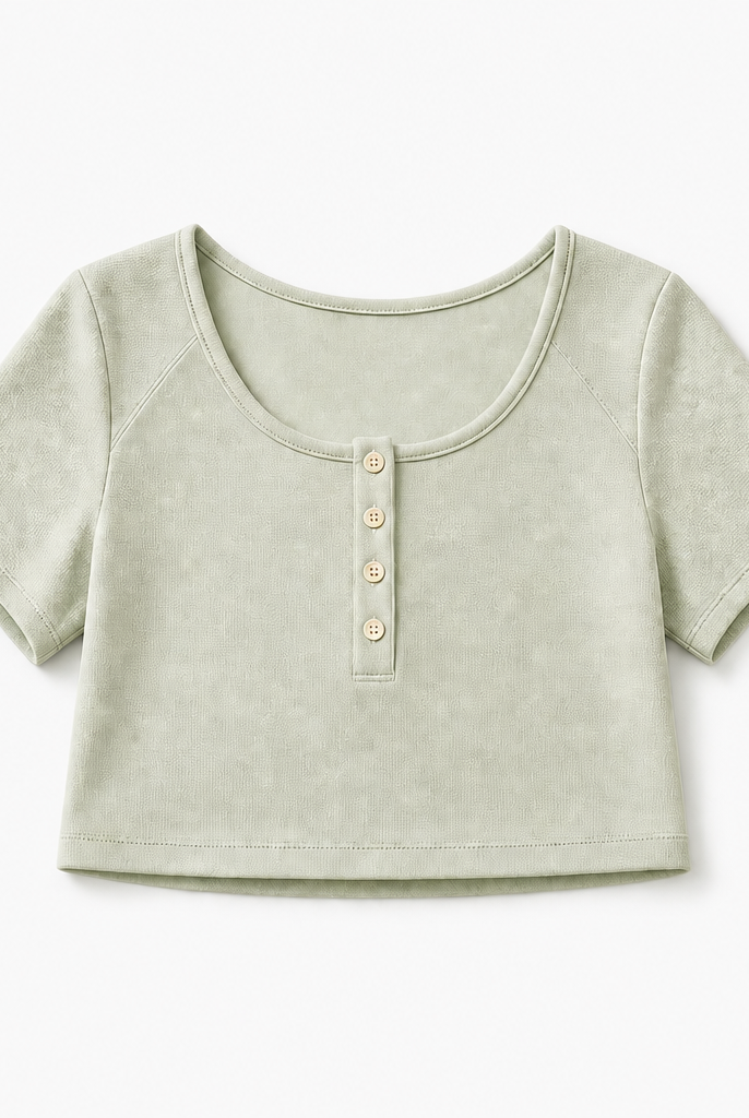 Mingstreet ASC launch still-life | BEERBRO | Faux Layered Knit Henley Crop Top | Mint | background_redo_2026-06-21