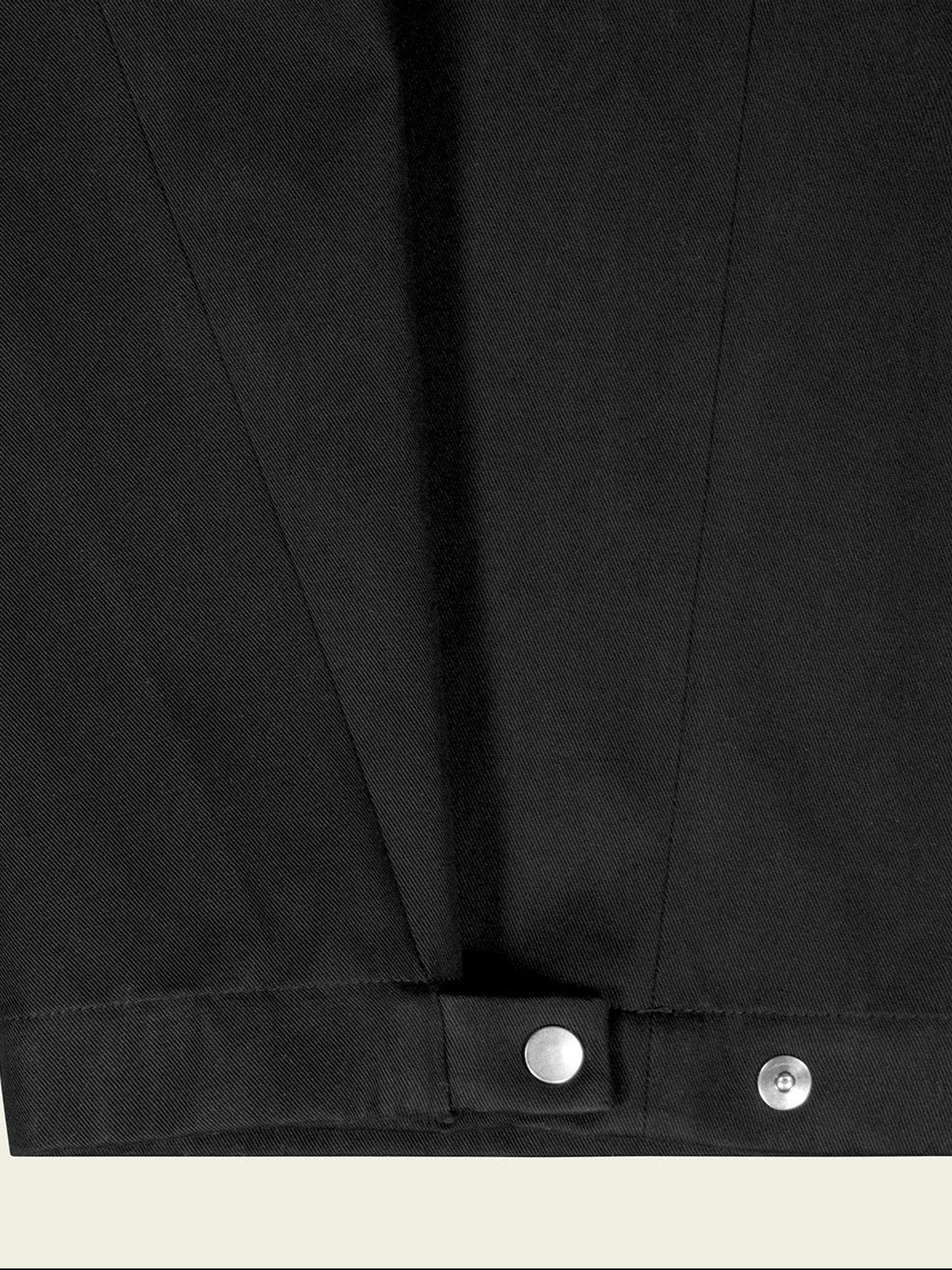 FaxCopyExpress Harmony Cinch Hem Cotton Trousers in Black - Detail