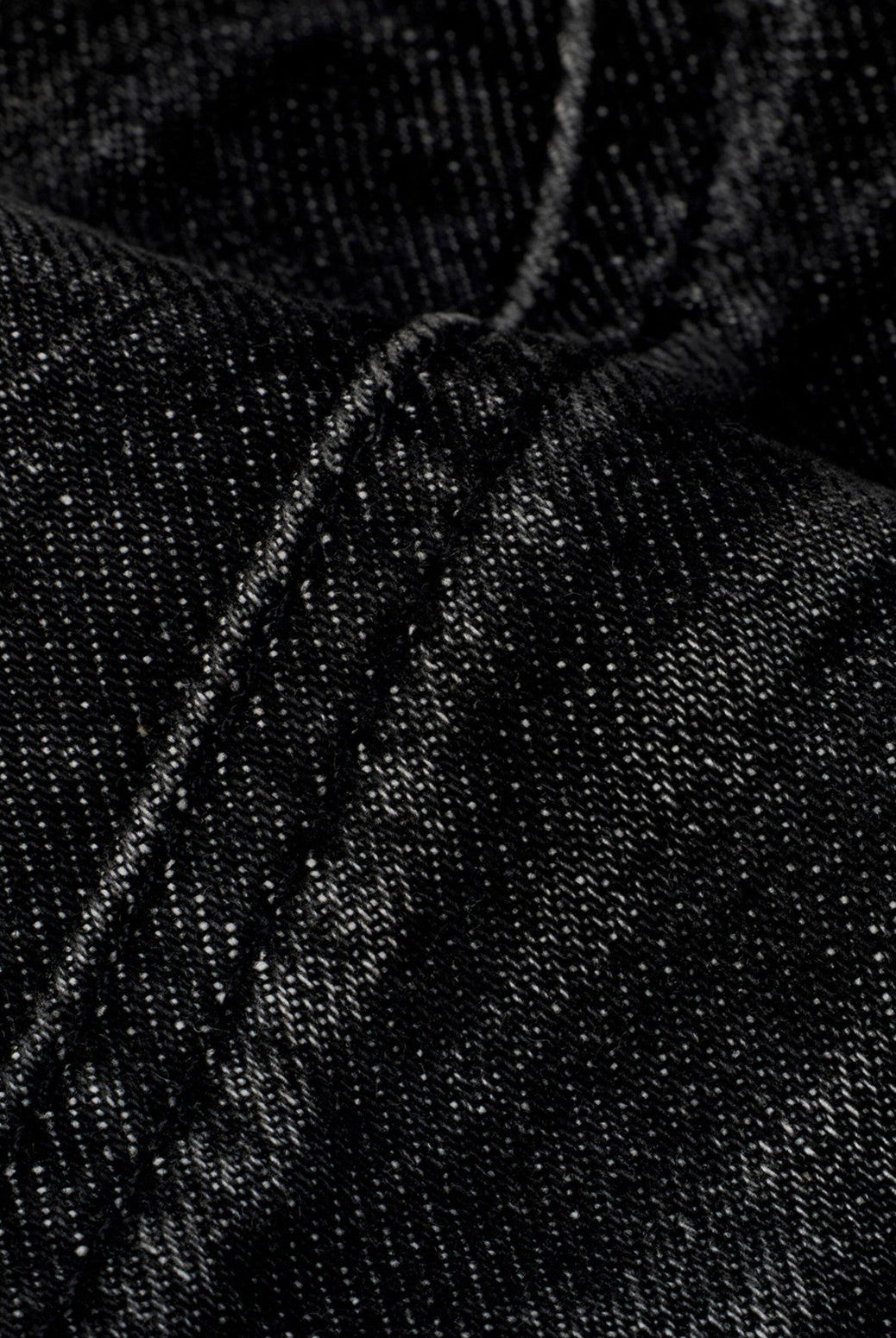 FaxCopyExpress Curved Panel Dirty Wash Jeans in Gray - Detail