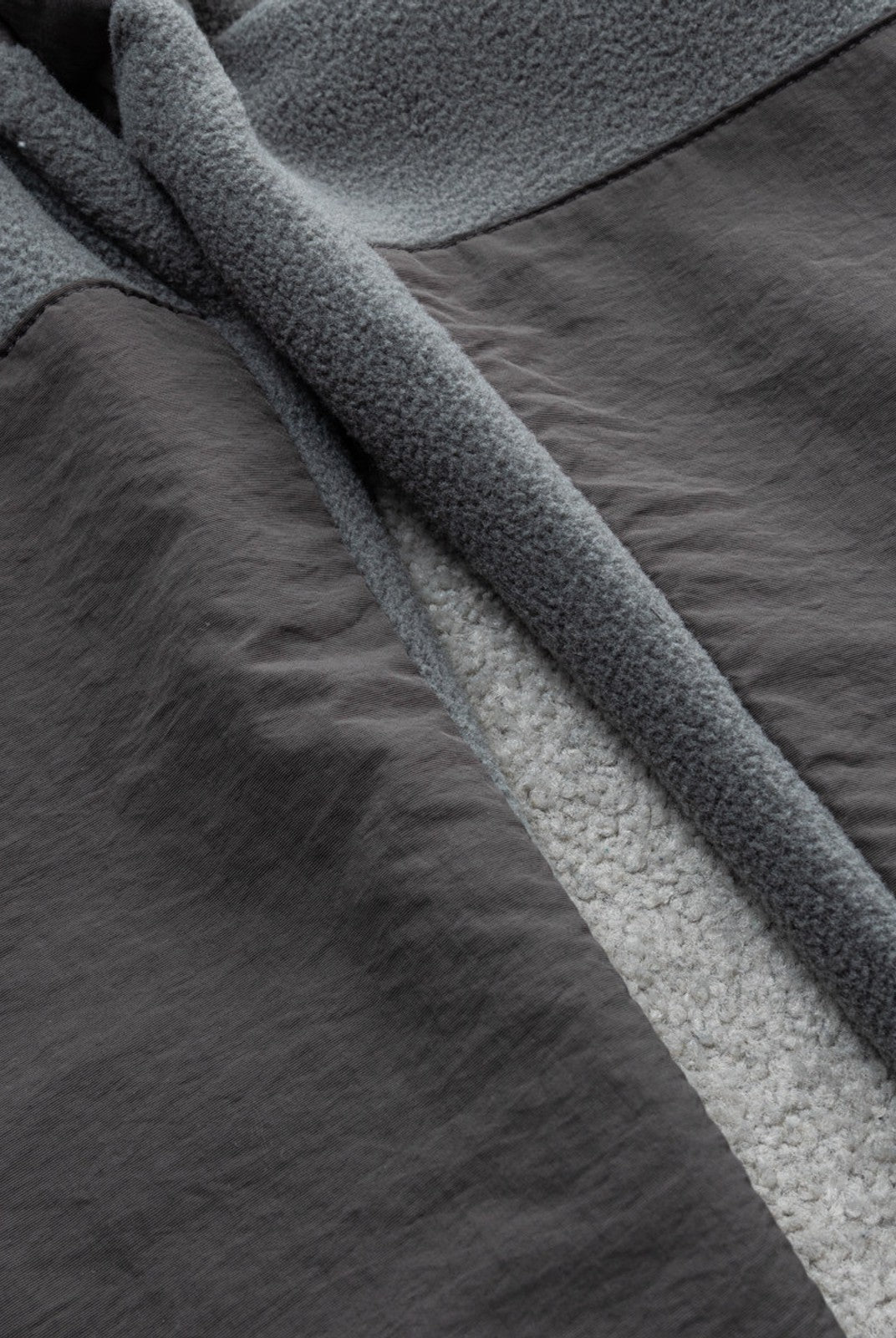 SOD Paneled Polar Fleece Climbing Pants in Gray - Detail