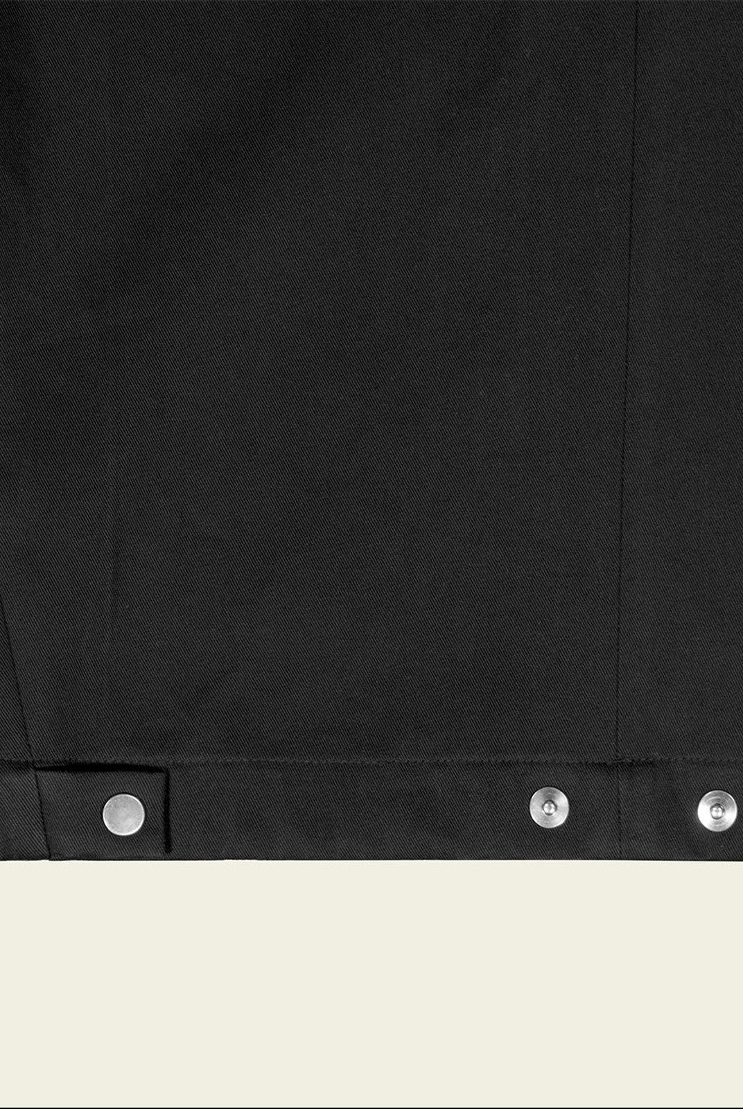 FaxCopyExpress Harmony Cinch Hem Cotton Trousers in Black - Detail