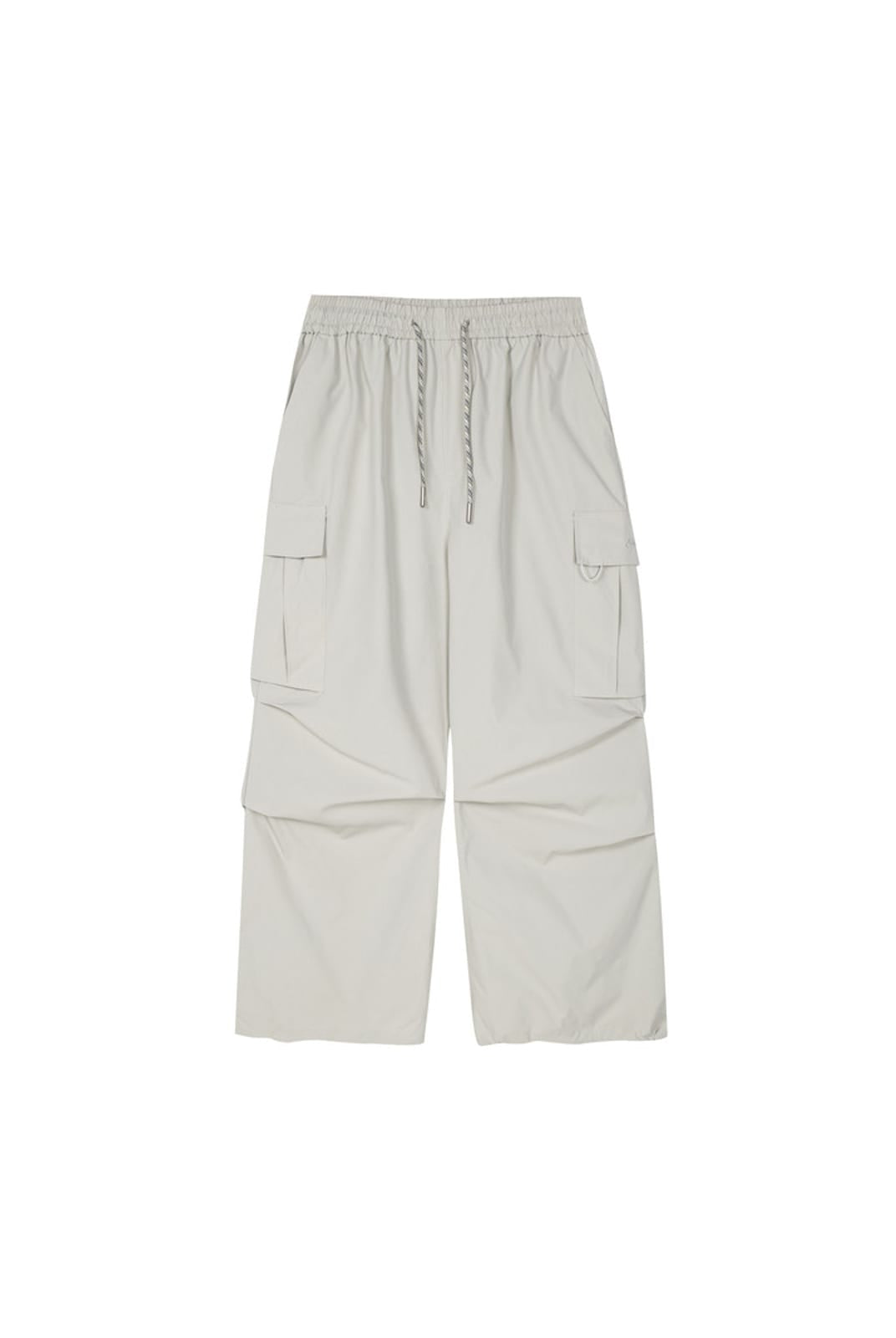 MEDM Multi Pocket Parachute Cargo Pants in Gray