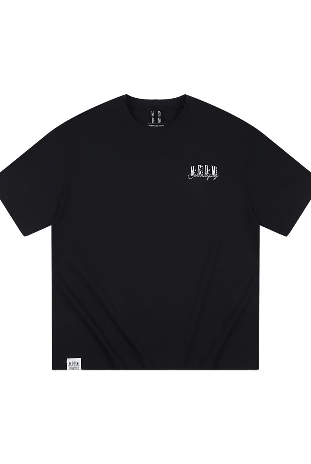 MEDM Cooling Cotton Blend T Shirt in Black