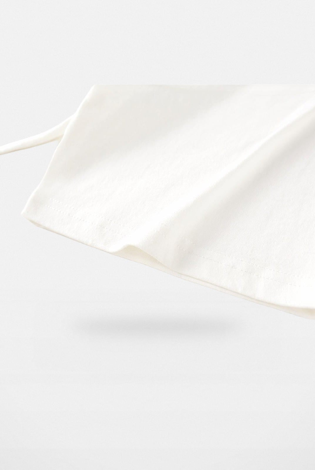 SweetChilling Embroidered Logo Cotton T Shirt in White - Detail