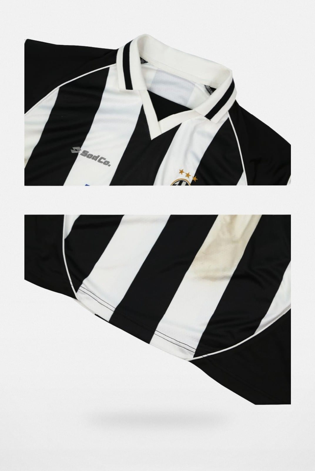 Sod Distressed Sadeventus Jersey in Black - Detail
