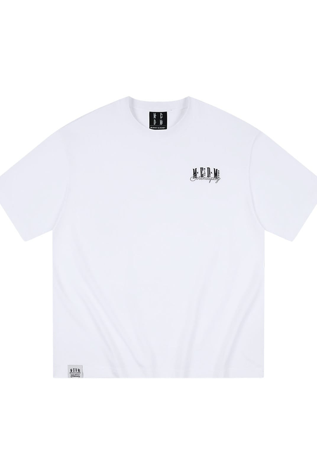 MEDM Cooling Cotton Blend T Shirt in White
