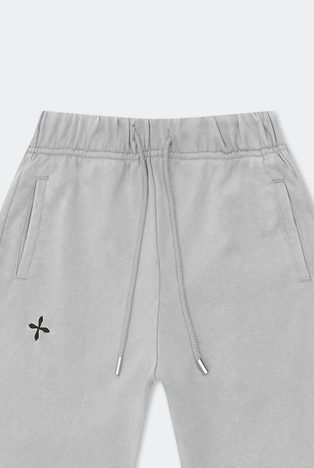 SMFK Cotton Flared Sweatpants in Gray - Detail