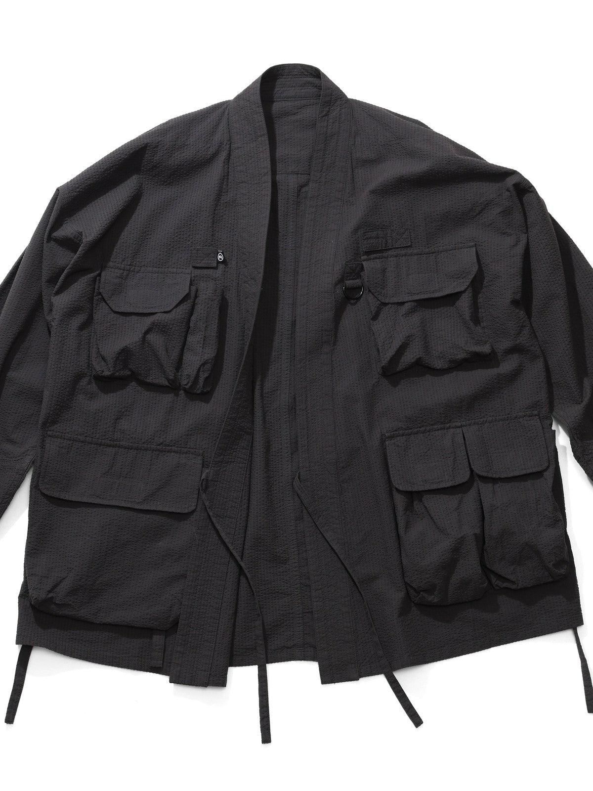 USAGE Reversible Utility Noragi Jacket in Black