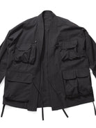 USAGE Reversible Utility Noragi Jacket in Black