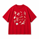 Mingstreet ASC launch still-life | BEERBRO | Retro Graphic Print T Shirt | Red | crumple_regen_confirmed_2026-06-25