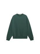 USAGE Reversible Cotton Crewneck Sweatshirt in Green
