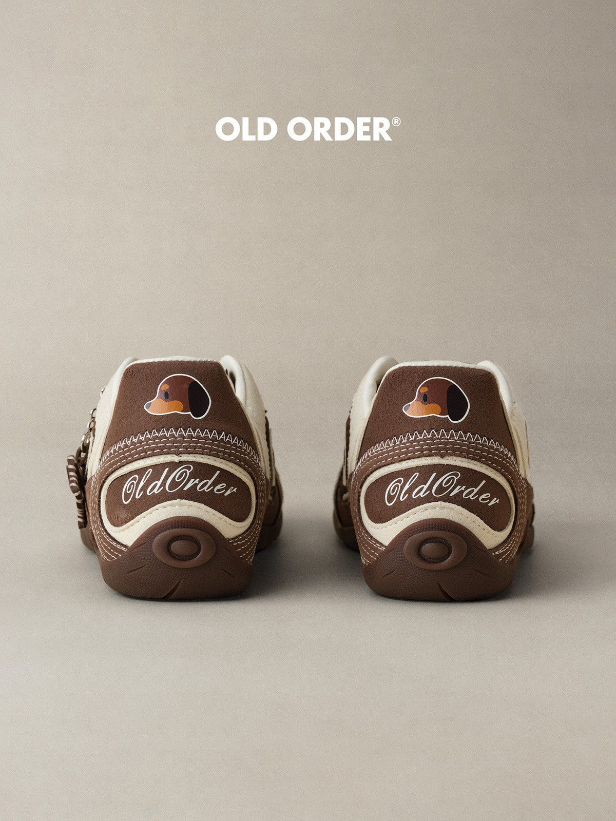 OLDORDER Turbo Lite Dachshund Sneakers in Brown