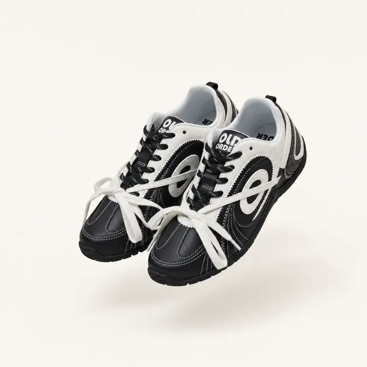 Mingstreet ASC launch still-life | OLDORDER | Turbo Lite Retro GAT Sneakers | Black | ready_now_existing_asset