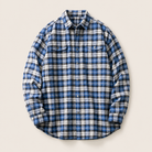 Mingstreet ASC launch still-life | UNKNOWNWORLD | Oversized Padded Flannel Shirt | White | ready_now_existing_asset
