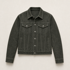Mingstreet ASC launch still-life | UNKNOWNWORLD | Cracked Leather Type 3 Jacket | Green | ready_now_uncrumpled_replacement