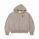Mingstreet ASC launch still-life | SOD | Reversible Rhinestone Zip Hoodie | Beige | generated_extra_ready_product_colorway