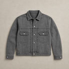 Mingstreet ASC launch still-life | UNKNOWNWORLD | Washed Grey Coated Trucker Jacket | Gray | ready_now_uncrumpled_replacement