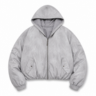 Mingstreet ASC launch still-life | BEERBRO | Washed Cotton Ruched Puffer | Gray | generated_extra_ready_product_colorway