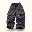 Mingstreet ASC launch still-life | UNKNOWNWORLD | Detachable Wide Leg Cargo Pants | Charcoal | ready_now_existing_asset