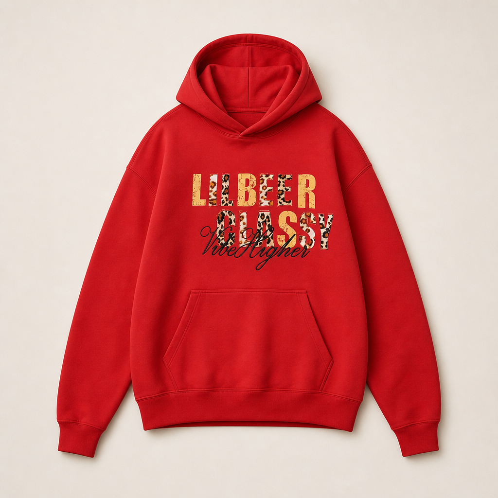 Mingstreet ASC launch still-life | BEERBRO | Heavyweight Graphic Print Hoodie | Red | ready_now_uncrumpled_replacement