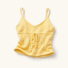 Mingstreet ASC launch still-life | BEERBRO | Hand Twisted Rope Knit Camisole | Yellow | ready_now_existing_asset