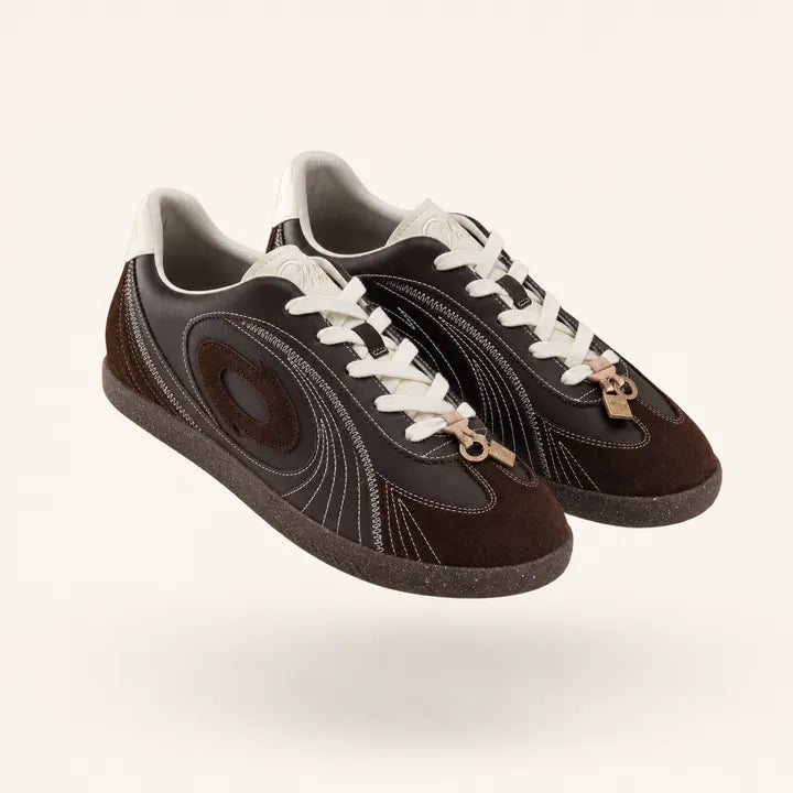 Mingstreet ASC launch still-life | OLDORDER | Dark Brown German Army Trainers | Brown | ready_now_existing_asset