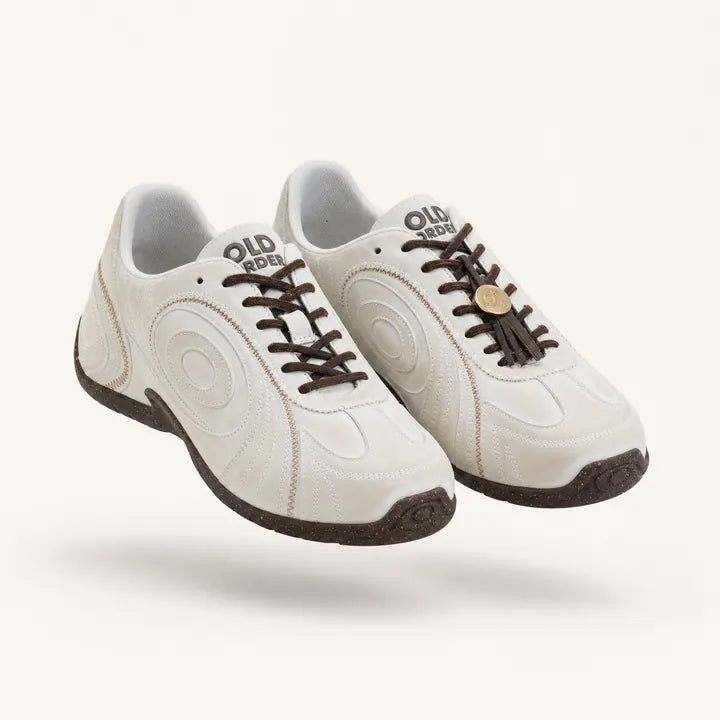 Mingstreet ASC launch still-life | OLDORDER | Turbo Lite Retro Sneakers | White | ready_now_existing_asset