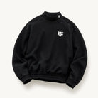 Mingstreet ASC launch still-life | SOD | Embroidered Mock Neck Top | Black | ready_now_existing_asset