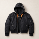 Mingstreet ASC launch still-life | SOD | Narcoleptic Hooded Bomber Jacket | Black | ready_now_uncrumpled_replacement