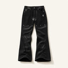 Mingstreet ASC launch still-life | SOD | Rivet Panel Micro Flare Jeans | Black | ready_now_existing_asset