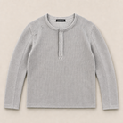 Mingstreet ASC launch still-life | UNKNOWNWORLD | Distressed Cotton Waffle Henley | Gray | ready_now_uncrumpled_replacement
