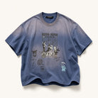 Mingstreet ASC launch still-life | UNKNOWNWORLD | Sun Faded Distressed Graphic T Shirt | Navy | ready_now_existing_asset