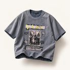Mingstreet ASC launch still-life | UNKNOWNWORLD | Sun Faded Distressed Graphic T Shirt | Denim | ready_now_existing_asset