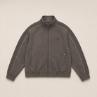 Mingstreet ASC launch still-life | MASONPRINCE | Faded Raw Edge Zip Sweatshirt | Olive | ready_now_uncrumpled_replacement