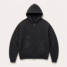 Mingstreet ASC launch still-life | MASONPRINCE | Fireworks Cotton Zip Up Hoodie | Black | ready_now_uncrumpled_replacement
