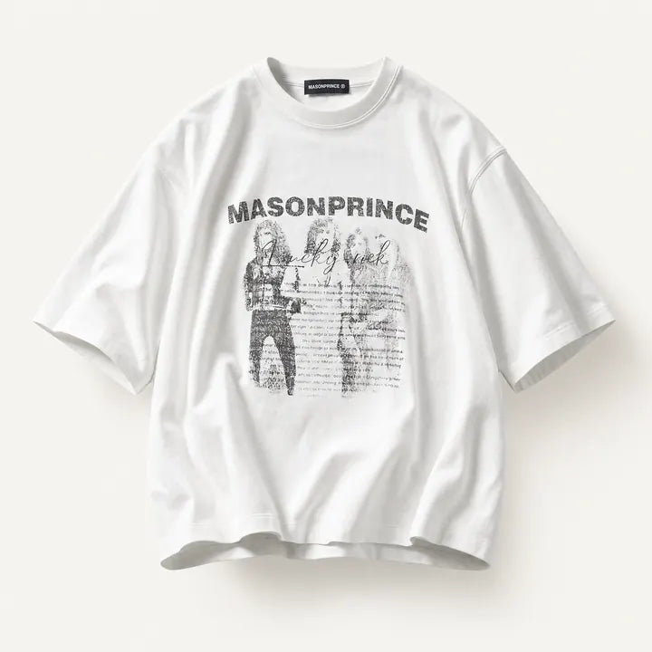 Mingstreet ASC launch still-life | MASONPRINCE | Vintage Wash Graphic Cotton T Shirt | White | ready_now_existing_asset