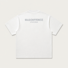 Mingstreet ASC launch still-life | MASONPRINCE | Reflective Logo Heavyweight Cotton T Shirt | White | generated_extra_ready_product_colorway
