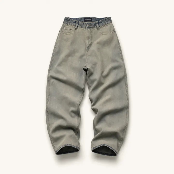 Mingstreet ASC launch still-life | MASONPRINCE | Inside Out Washed High Waisted Jeans | Gray | ready_now_existing_asset