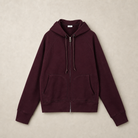Mingstreet ASC launch still-life | SIMPLE PROJECT | Cotton Blend Zip Up Hoodie | Burgundy | generated_missing_still_life_expansion