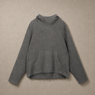 Mingstreet ASC launch still-life | SIMPLE PROJECT | High Neck Fleece Blend Hoodie | Gray | generated_missing_still_life_expansion