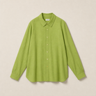 Mingstreet ASC launch still-life | SIMPLE PROJECT | Washed Lyocell Long Sleeve Shirt | Green | generated_missing_still_life_expansion