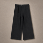 Mingstreet ASC launch still-life | SIMPLE PROJECT | Curved Seam Belted Wide Leg Trousers | Gray | generated_missing_still_life_expansion