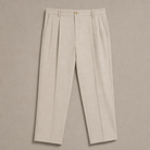 Mingstreet ASC launch still-life | SIMPLE PROJECT | Center Seam Cropped Trousers | Beige | generated_missing_still_life_expansion