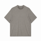Mingstreet ASC launch still-life | SIMPLE PROJECT | Wool Blend Mock Neck T Shirt | Gray | generated_extra_ready_product_colorway