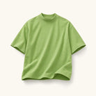 Mingstreet ASC launch still-life | SIMPLE PROJECT | Wool Blend Mock Neck T Shirt | Green | ready_now_existing_asset