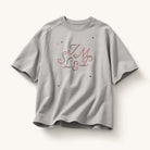 Mingstreet ASC launch still-life | SIMPLE PROJECT | Brass Stud Retro Logo Cotton T Shirt | Gray | ready_now_existing_asset